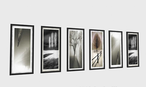 展示画廊3d模型(室内画展画廊3d模型辅助)V1.00 绿色版3