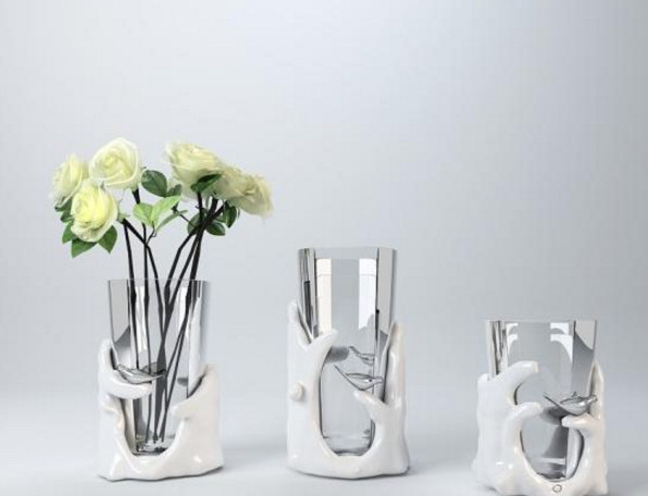 现代花瓶摆件3d模型免费下载(花瓶摆件3dmax模型obj文件)V1.00 免费版1