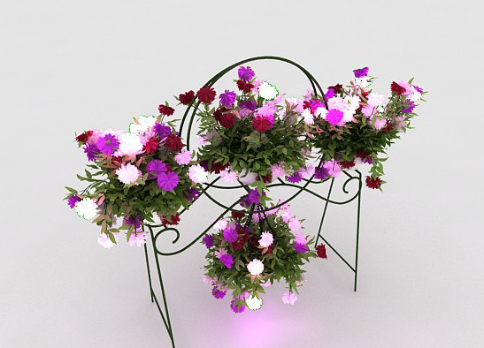 铁艺花架室内花架3d模型下载(铁艺花架3dmax模型辅助文件)V1.00 免费版1