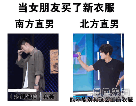 北方直男林更新南方直男陈赫表情 无水印版