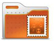 橘色文件夹图标(扁平化橘色文件夹ico图标) 中文