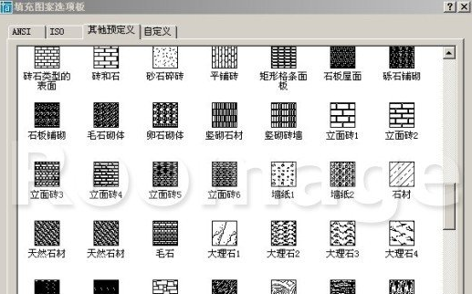CAD填充图案(CAD填充图案大全) 中文版
