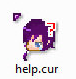 紫色短发女孩鼠标指针(紫色短发女孩鼠标指针主题包) 绿色版