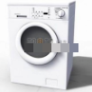 白色洗衣机3d模型下载(家用洗衣机3dmax模型辅助工具)V1.0 绿色版