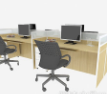 办公桌椅3d模型下载(工作桌椅3dmax模型辅助文件)V1.0 免费版