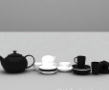茶具3d模型下载(黑白茶具组合3dmax模型设计工具)绿色版