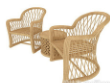 双人藤椅3d模型下载(3dmax藤椅组合模型工具)V1.0 免费版