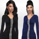 模拟人生4皱折连衣裙MOD(模拟人生4多种颜色连衣裙模组)V1.1 最新版