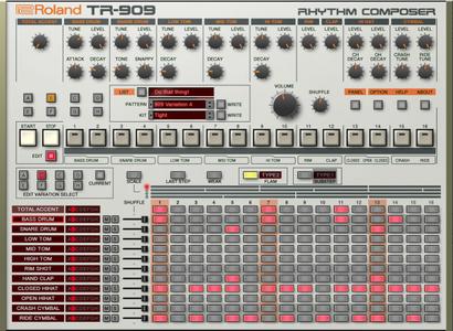 Roland VS TR-909(真实击鼓声混音工具)V1.1 正式版