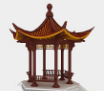 公园凉亭3d模型下载(公园景观设计3d凉亭模型obj文件)V1.00 绿色版