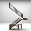 楼梯3d模型下载(欧式现代实木楼梯3dmax设计工具)V1.0 绿色版