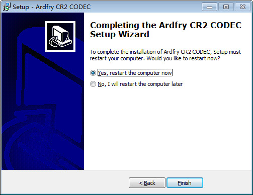 codec ardfry cr2
