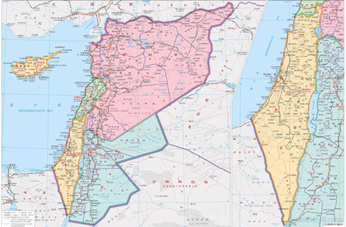 以色列地图高清版大图(以色列地图中文版图)v2017 最新完整版