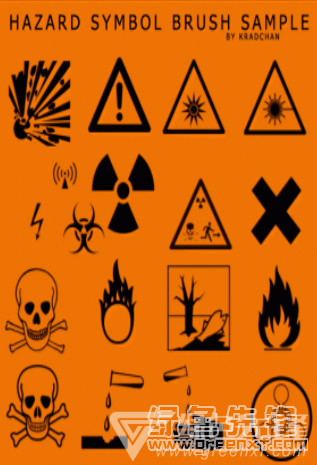 核辐射标志图片动物图片